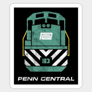 Vintage Penn Central Railroad Train Engine Magnet